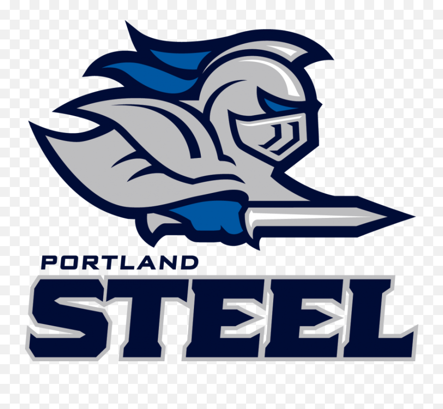 Portland Steel Primary Logo - Football New Team Name And Logo Emoji,Steel Logo