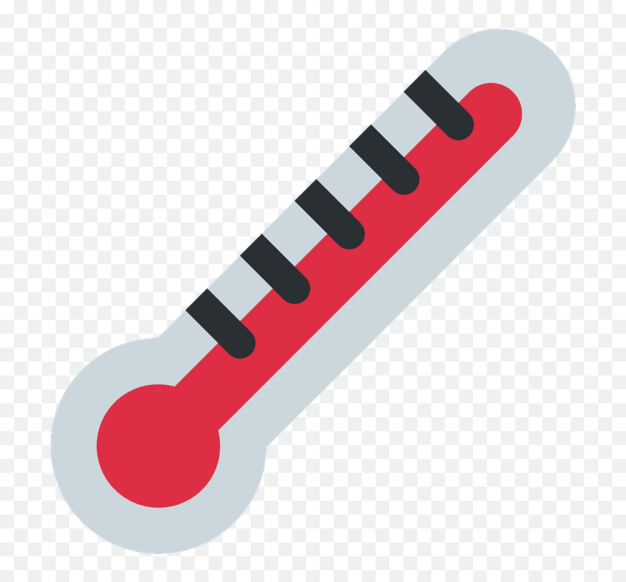 Thermometer Emoji Clipart Free Download Transparent Png - Horizontal,Thermometer Clipart