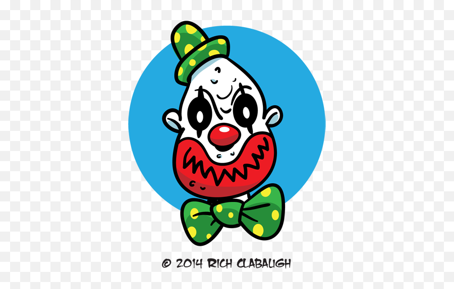 Download Hd Creepy Clown Face Png - Clown Face Png Emoji,Clown Face Png