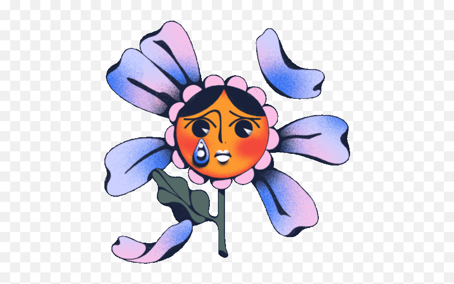 Sad Flower Sheds A Tear Gif - Internationalwomensday Sad Crying Discover U0026 Share Gifs Happy Emoji,Tears Clipart