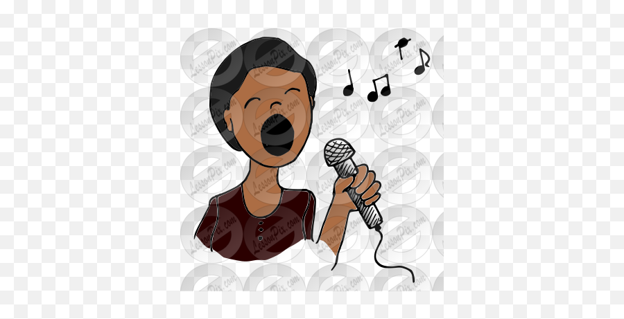 Singing Picture For Classroom Therapy - Micro Emoji,Singing Clipart