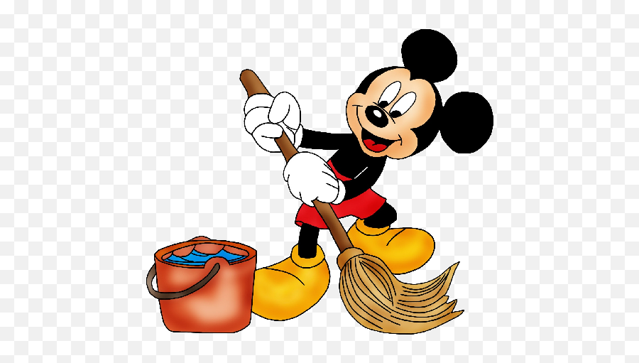 Mickey Mouse Pictures - Mickey Cleaning Emoji,Cleaning Clipart