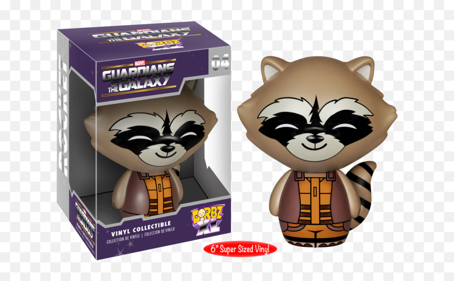 Guardians Of The Galaxy - Rocket Raccoon 6 Dorbz Xl Vinyl Figure Emoji,Rocket Raccoon Png