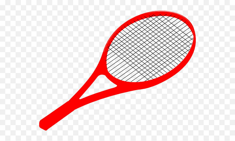 Tennis Red Clip Art At Clkercom - Vector Clip Art Online Emoji,Tennis Ball Clipart Black And White