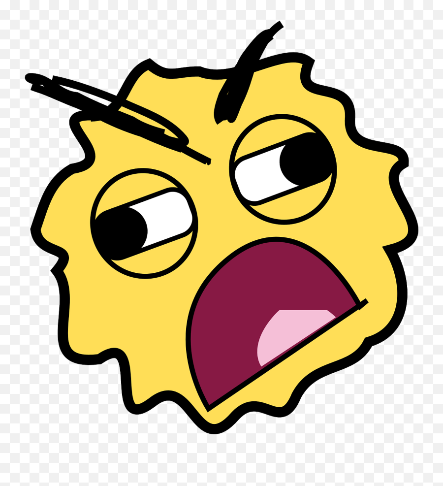 Anger Face Rage Smiley Alien Png Picpng Emoji,Rage Face Png