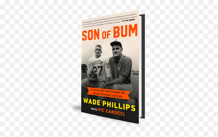 Son Of Bum Wade Phillips Discusses Growing Up With A - Son Of A Bum Emoji,Houston Oilers Logo