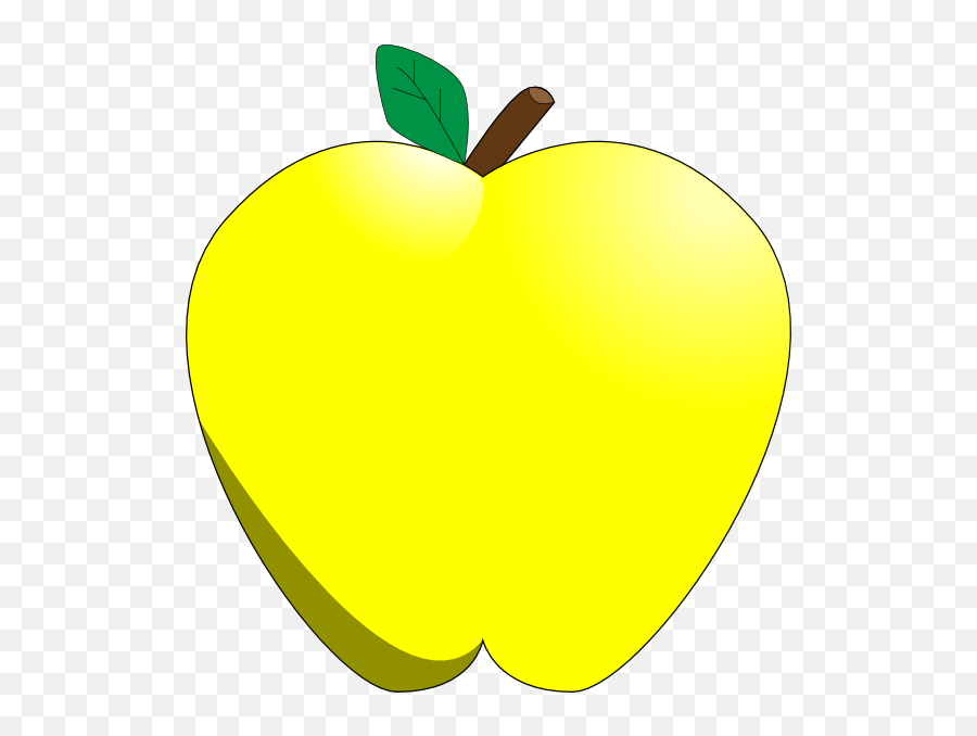 Yellow Apple Clipart Transparent Cartoon - Jingfm Fresh Emoji,Apples Clipart