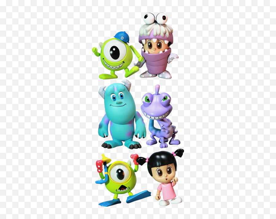 Disney Monsters Inc Cosbaby Series - Complete Set Vinyl Emoji,Monster Inc Png