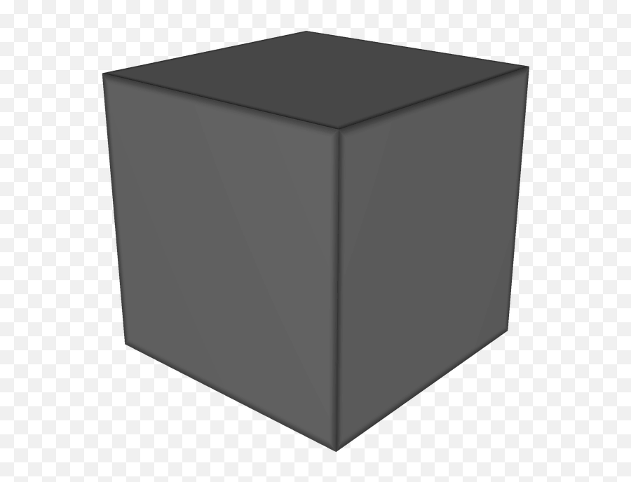 Cube Block Black - Black Open Box Png Emoji,Black Rectangle Png