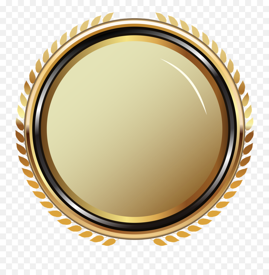 Golden Badge Png Image Background Png Arts - Transparent Badge Png Emoji,Png Background