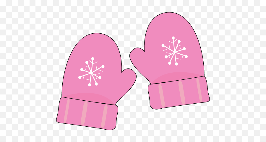 Pink Mittens Clip Art Christmas Clipart - Pink Mittens Clipart Emoji,Mitten Clipart