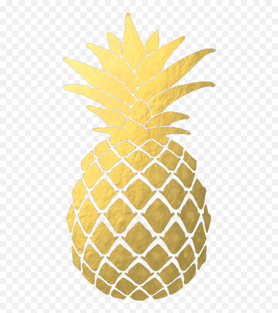 The Posh Pineapple Boutique Logo Design - Transparent Background Gold Pineapple Emoji,Pineapple Logo