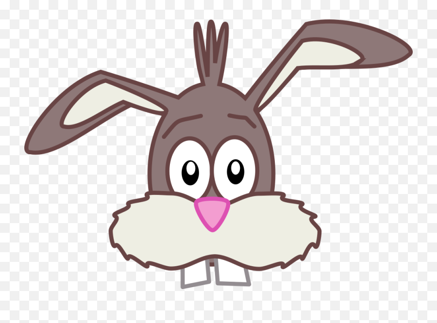 Cartoon Easter Bunny Face - Clipart Best Rabbit Clip Art Emoji,Easter Bunny Clipart