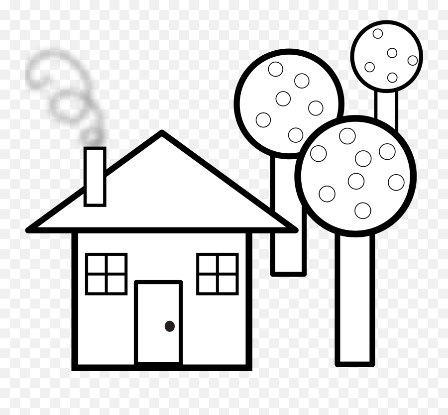 Free Images House Download Free Clip Art Free Clip Art On - House With Shapes Clipart Black And White Emoji,House Clipart