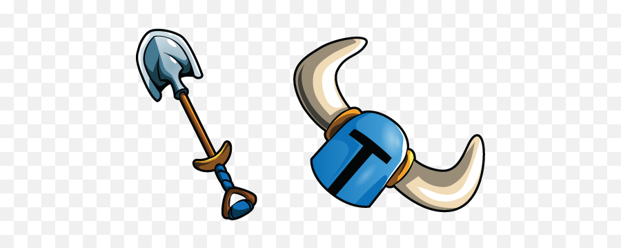 Shovel Knight And Shovel Blade Cursor - Shovel Knight Shovel Blade Emoji,Shovel Knight Logo