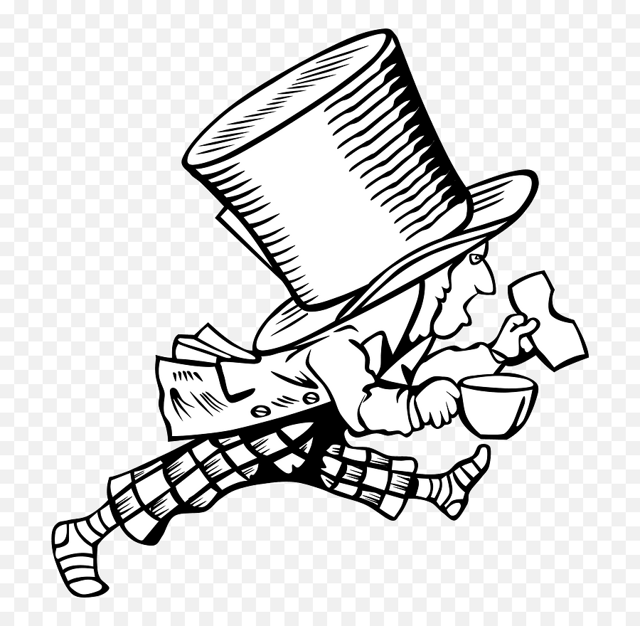 Mad Hatter - Card In The Mad Hat Emoji,Mad Clipart