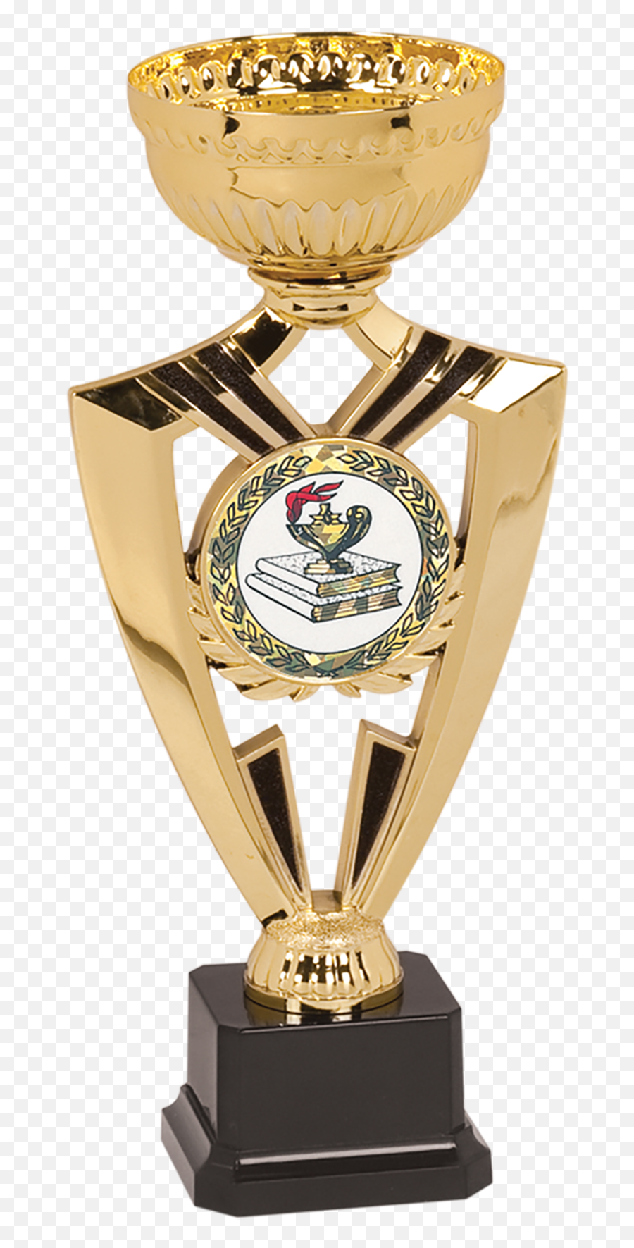 Gold Ribbon Cup Trophy - Trophy Shield Hd Png Emoji,Gold Shield Png