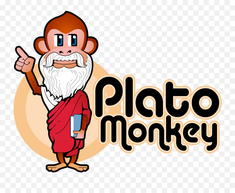 Cool Looking Plato Monkey - Santa Claus Emoji,The Logo Company