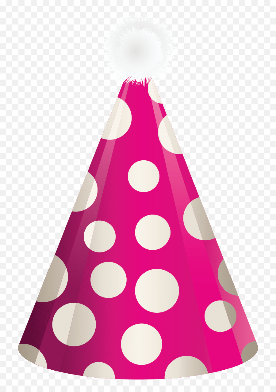 Party Birthday Hat Png - Transparent Pink Birthday Hat Png Emoji,Birthday Hat Png