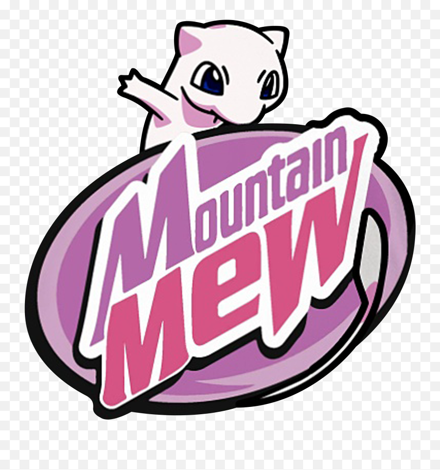 Cute Mountain Mew Pokemon Shirt - Mountain Dew Logo Vector Emoji,Mew Transparent