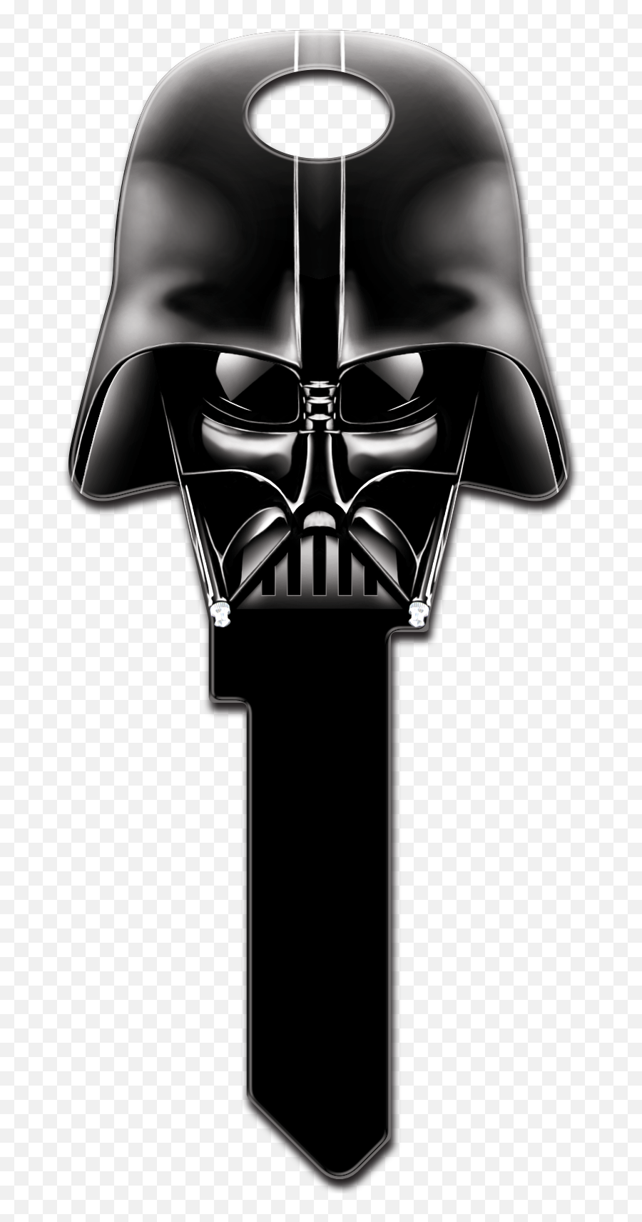 Sw7 Darth Vader U0027dark Sideu0027 - Key Painted Star Wars Emoji,Darth Vader Clipart Black And White