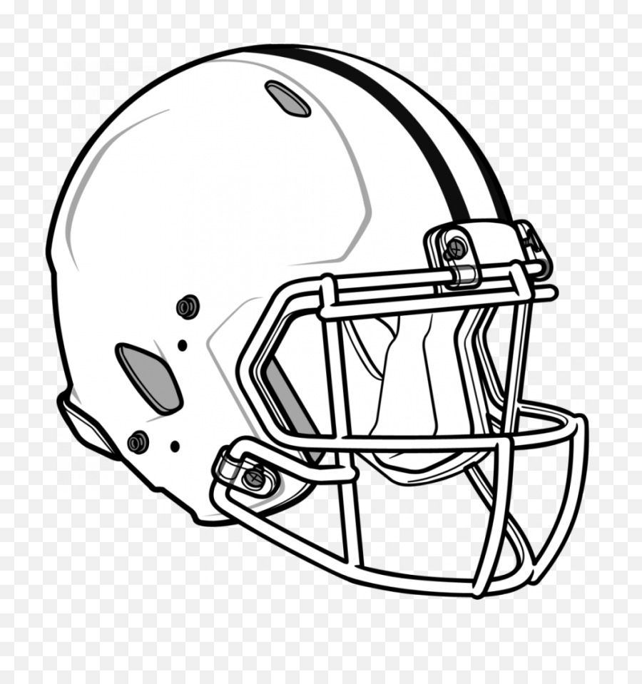 Library Of Nfl Football Jpg Freeuse Library Black And White Png Files Clipart Art 2019 - Blank Football Helmet Emoji,Football Clipart Black And White