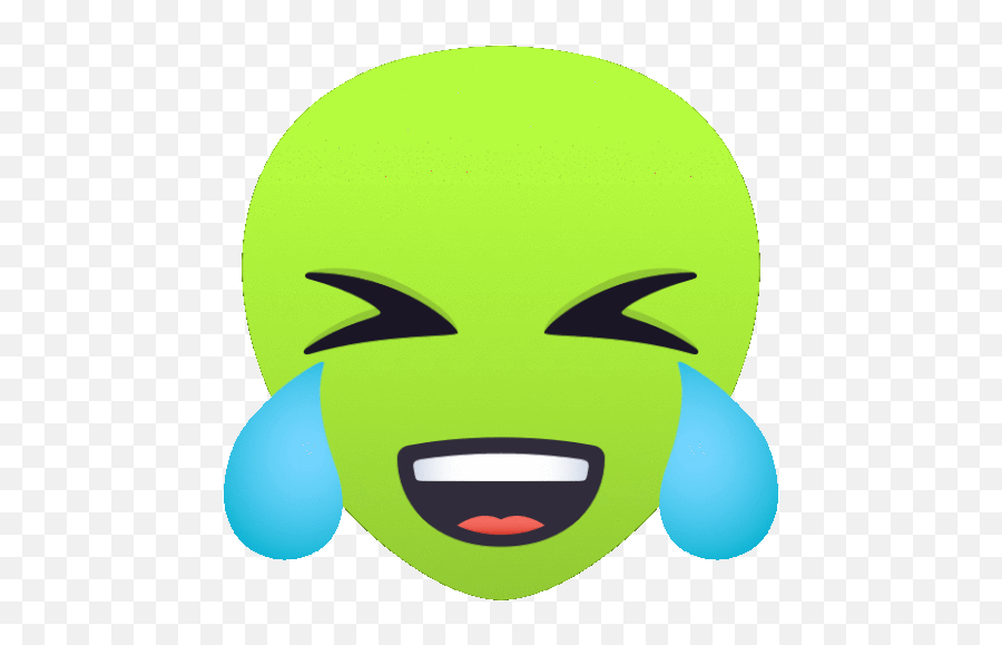 Laughing Alien Sticker - Laughing Alien Joypixels Discover Emoji,Laughing Transparent