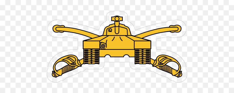 Army Armor Branch Emblem Sticker Emoji,Armor Clipart