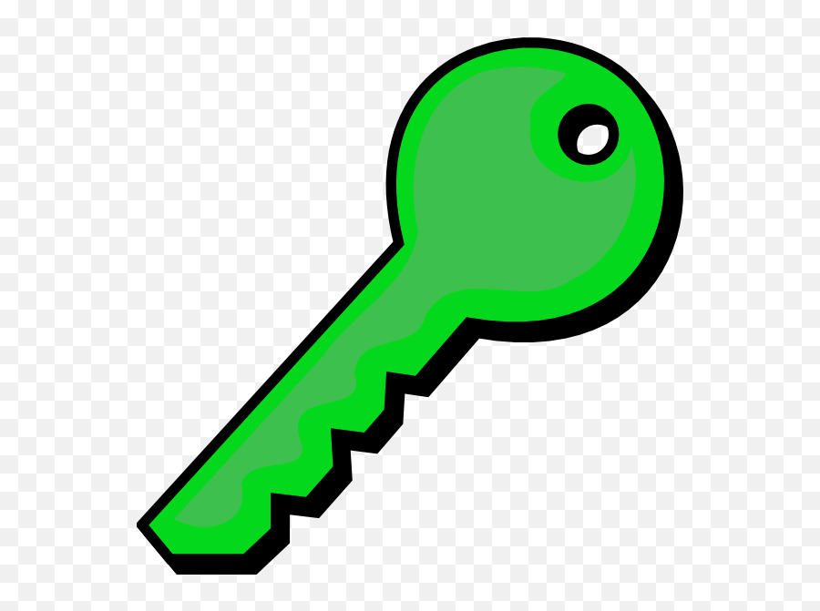 Green Key Clipart - Png Download Full Size Clipart Green Key Clipart Png Emoji,Key Png