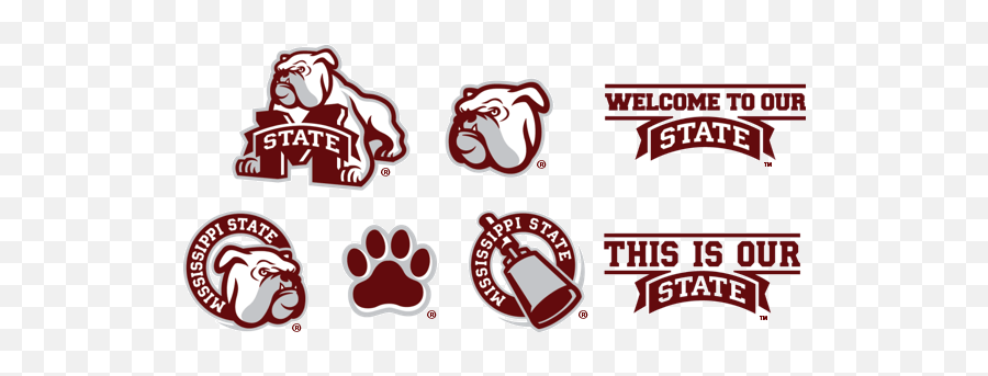 Mississippi State Bulldogs - Language Emoji,Mississippi State Logo