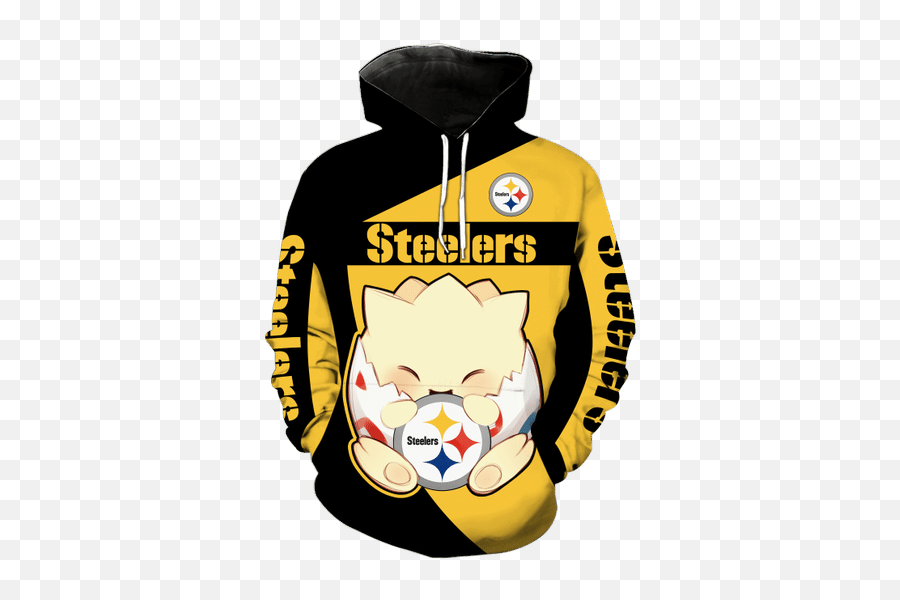 Pittsburgh Steelers Togepi Pokemon 3d Hoodie Emoji,Togepi Png