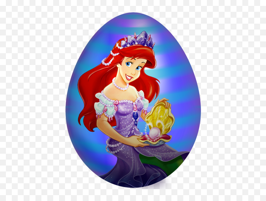 Kids Easter Egg Ariel Png Clip Art Image Disney Easter Emoji,Ariel Transparent