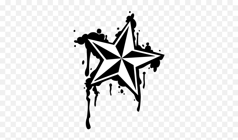 Nautical Star - Dripping Nautical Star Emoji,Nautical Clipart