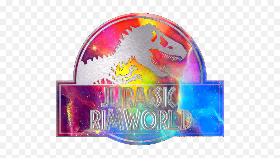 B18 - Jurassic World Nametag Emoji,Rimworld Logo