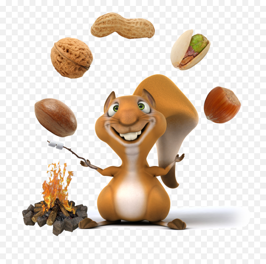 Nuts Cookout Campfire Georgetown - Crazy Squirrel Clipart Emoji,Cookout Clipart
