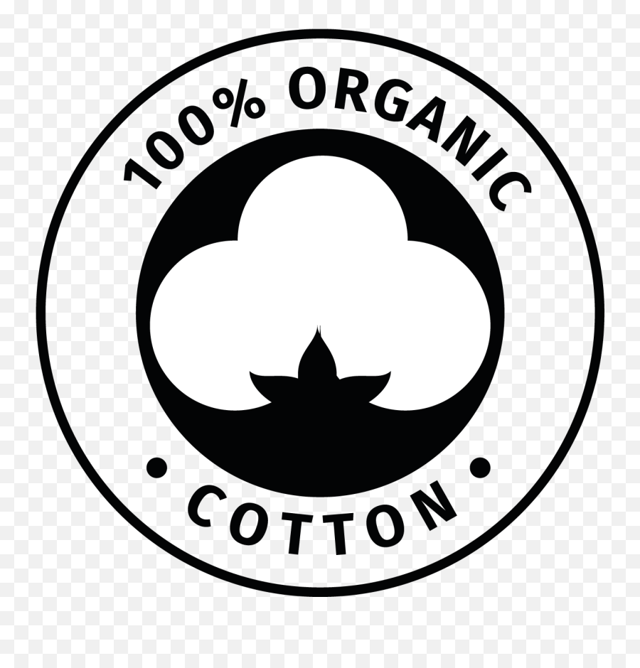 100 Organic Cotton Logo Transparent Png - Organic Cotton Logo Png Emoji,Cotton Logo