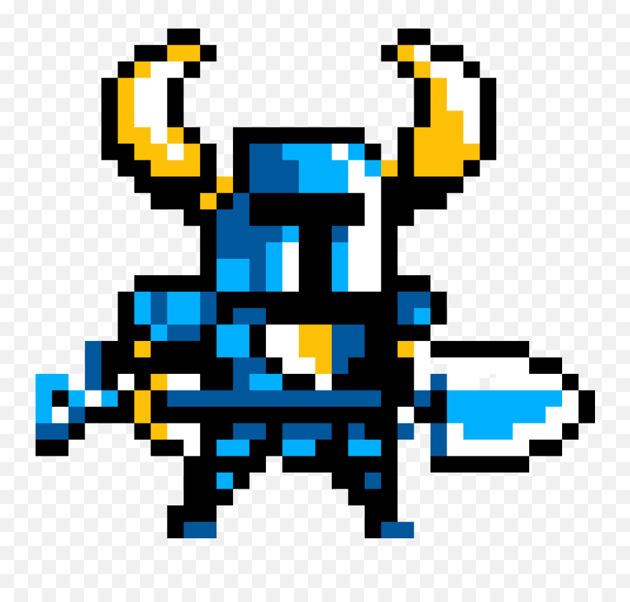 Pixilart - Pixel Shovel Knight Sprite Emoji,Shovel Knight Logo