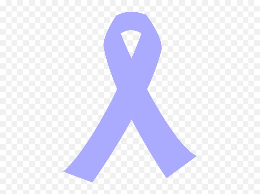 Periwinkle Cancer Ribbon Clip Art At - Periwinkle Cancer Ribbon Png Emoji,Cancer Ribbon Png