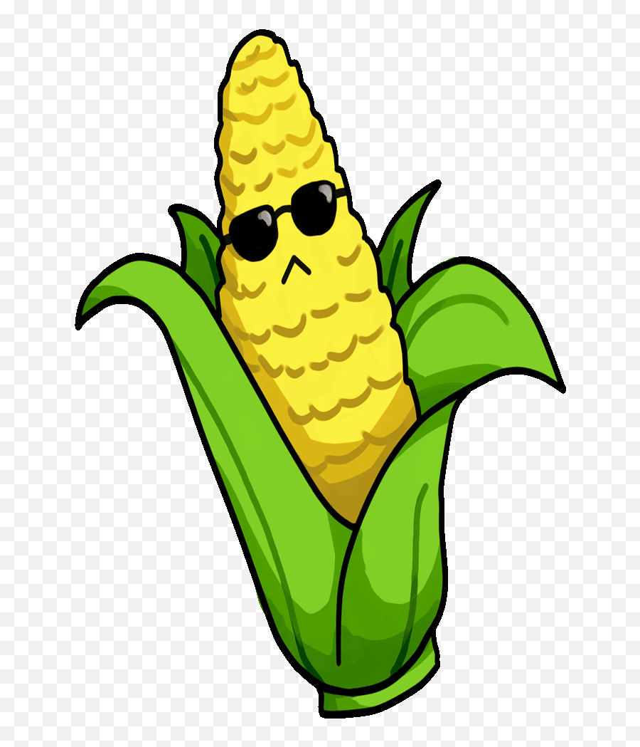 Corn Cartoon Clipart Png - Cute Corn Png Clipart Emoji,Corn Clipart