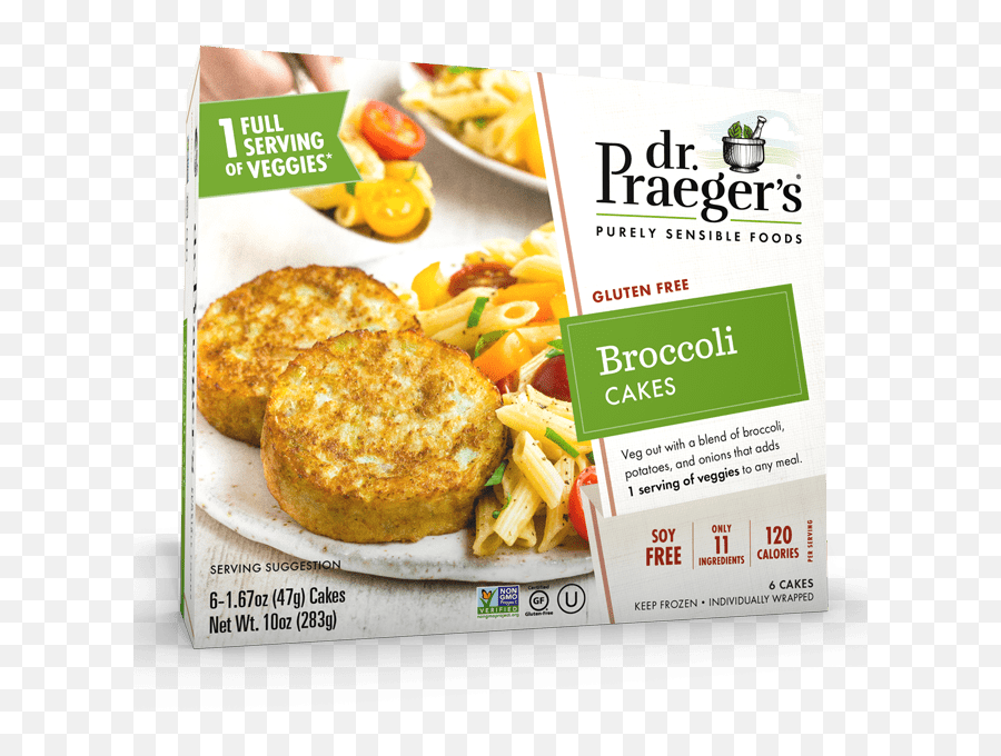 Broccoli Cakes - Gluten Free Dr Praegeru0027s Sensible Foods Dr Southwest Hash Browns Emoji,Broccoli Png