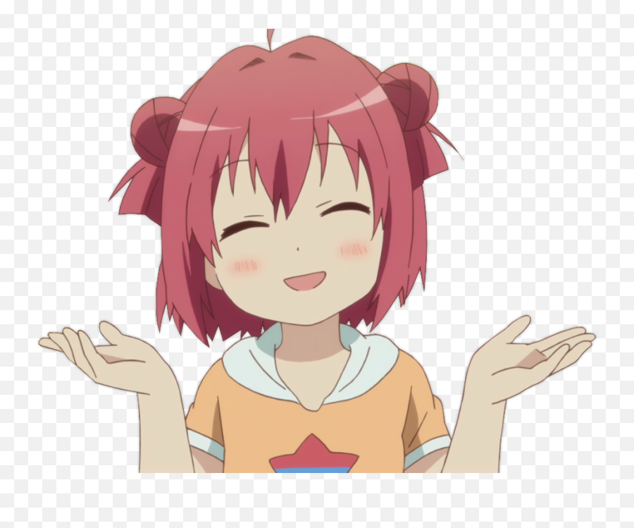 Anime Girl Shrug Png - Anime Shrug Emoji,Kreygasm Png