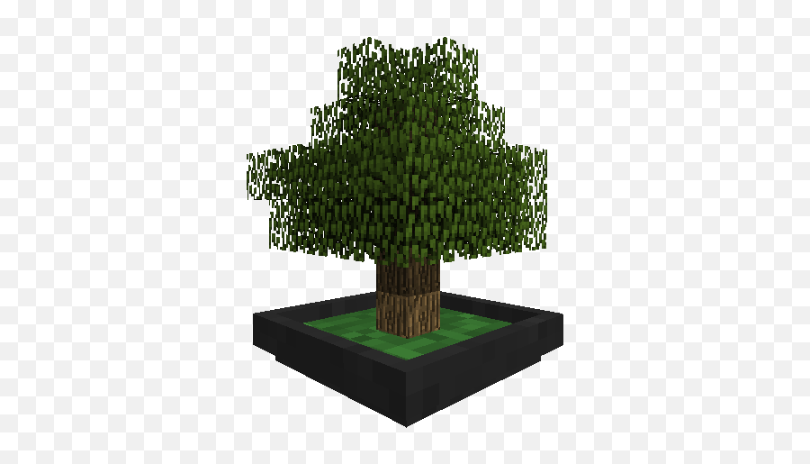 Minecraft Tree - Minecraft Bonsai Tree Emoji,Minecraft Tree Png