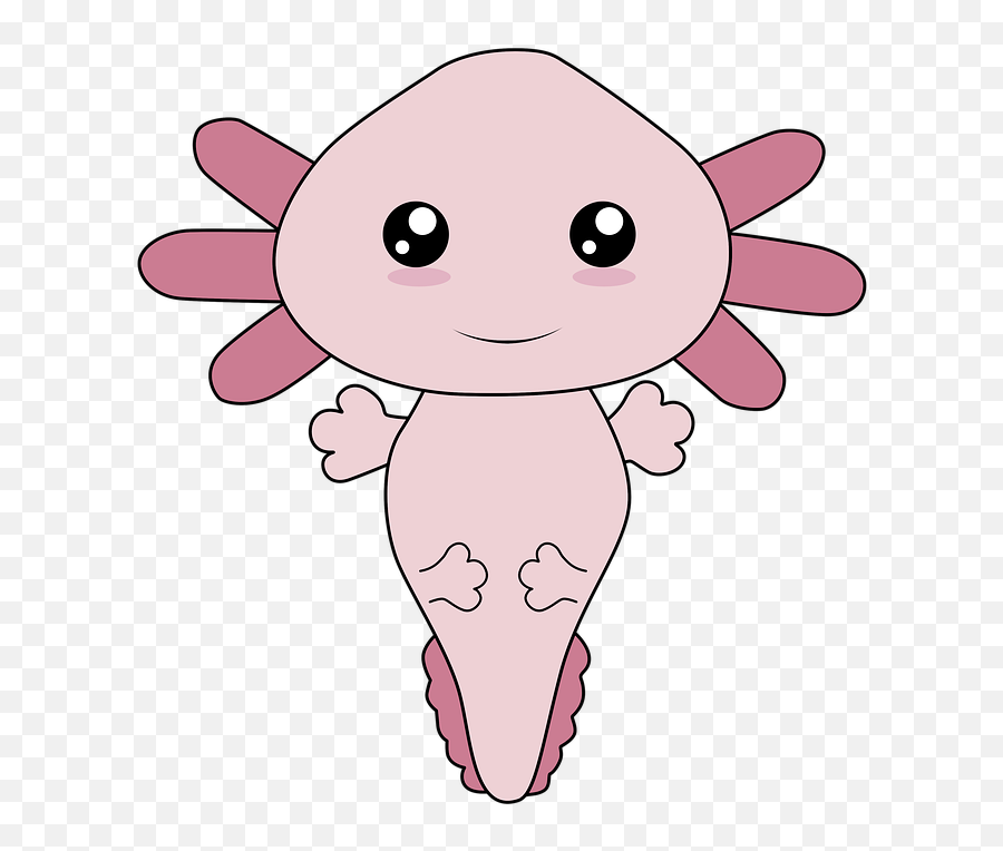 Axolotl Kawaii Mexican Axolotl Drawing - Axolotl Joke Emoji,Axolotl Clipart