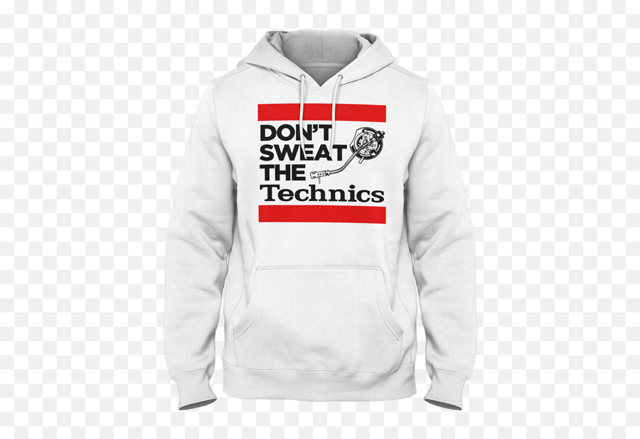 Donu0027t Sweat The Technics Hoodie White Emoji,Technics Logo