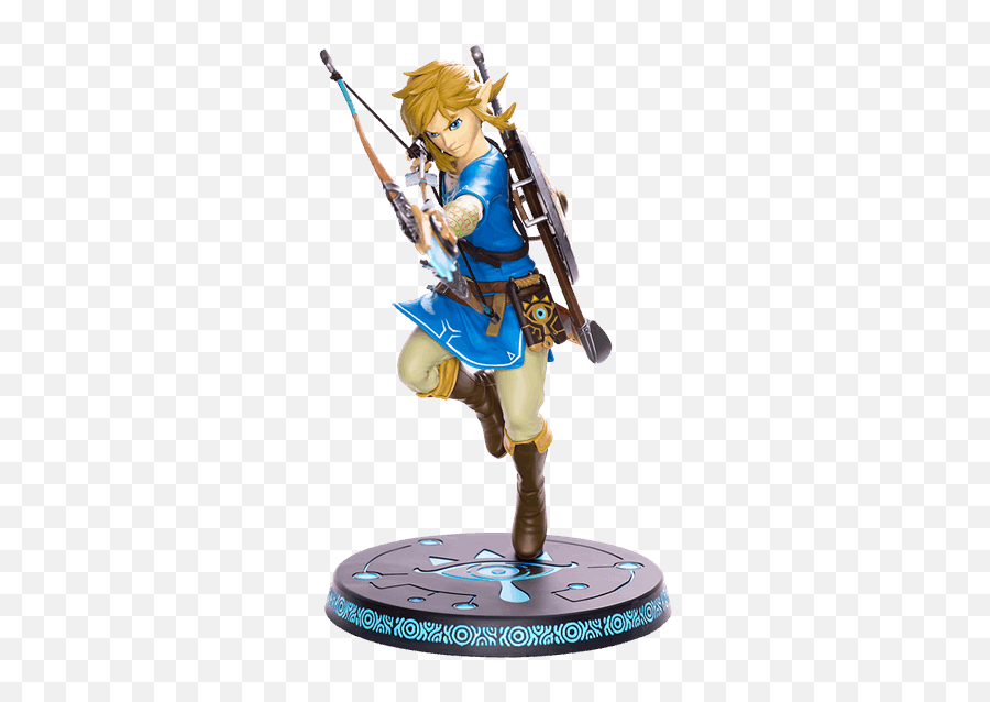 Wild Pvc Statue Link - Action Figure Zelda Emoji,Breath Of The Wild Link Png