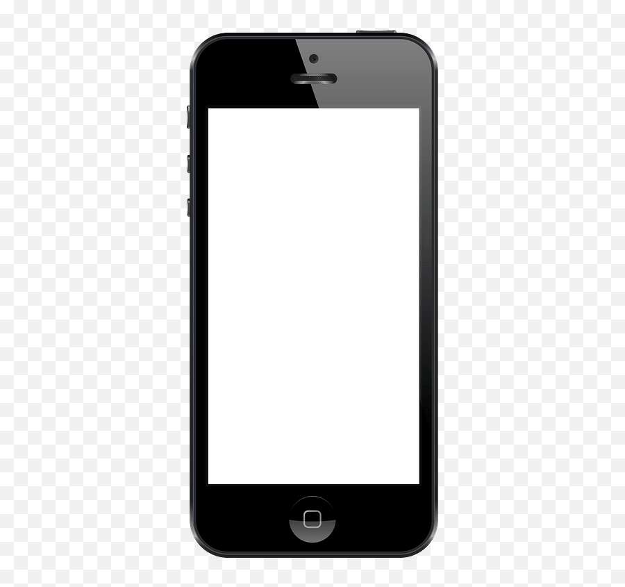 Iphone 5 Black Clipart Free Download Transparent Png - Marco De Celular Png Emoji,Black Iphone Png