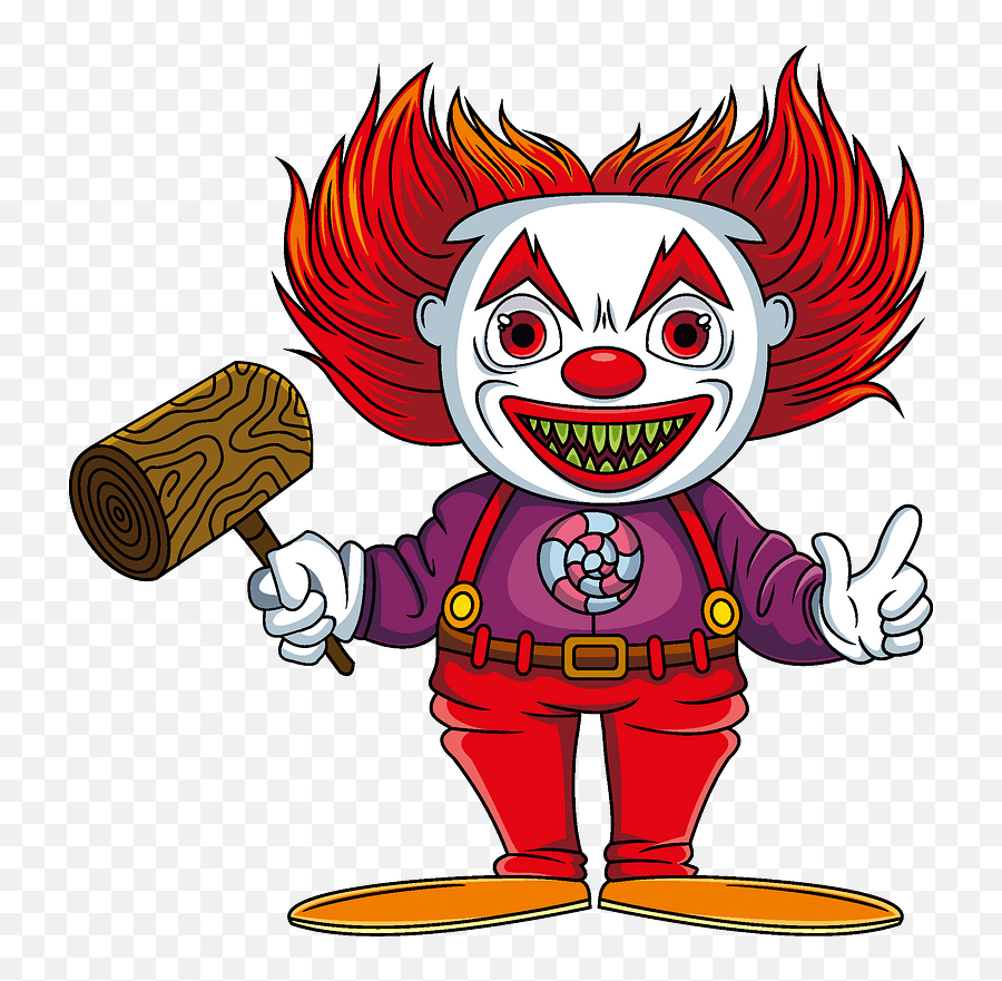 Evil Clown Clipart Free Download Transparent Png Creazilla - Fictional Character Emoji,Clown Clipart