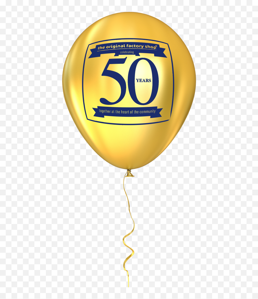 50th Birthday Celebrations - Balloon Hd Png Download Full Emoji,50th Birthday Png