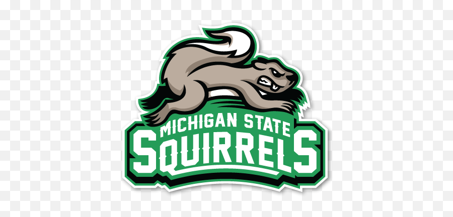 Michigan State Squirrels Emoji,Squirrel Logo