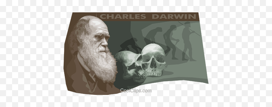 Charles Darwin Evolution Of The Species Royalty Free Vector Emoji,Evolution Clipart